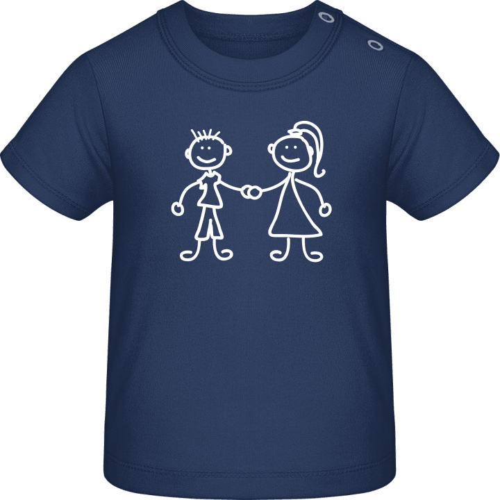 Brother And Sister Hand In Hand T-shirt bébé 0 image