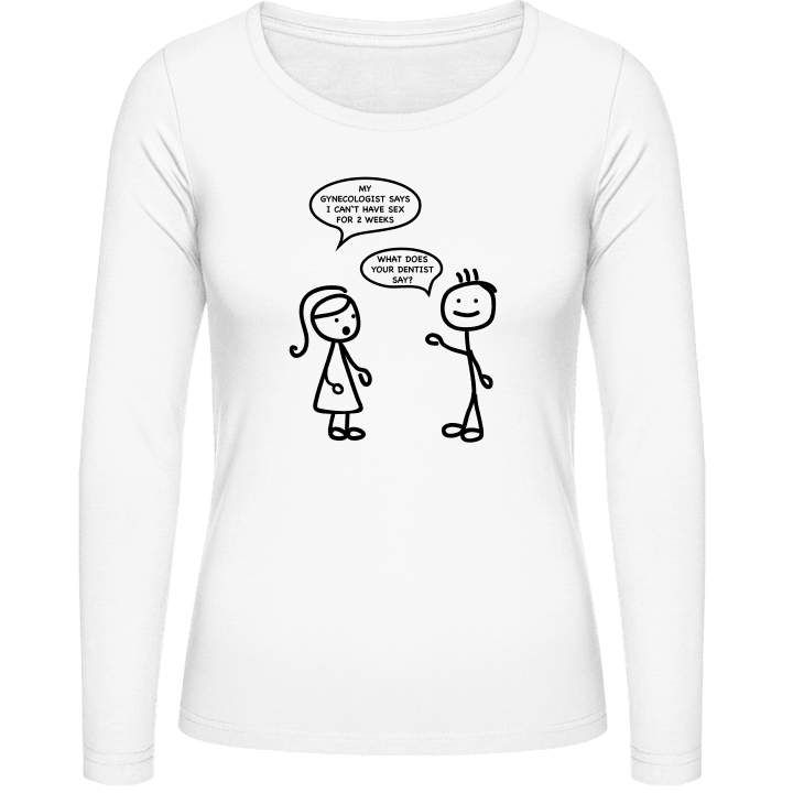 No Sex For 2 Weeks Vrouwen Lange Mouw Shirt 0 image