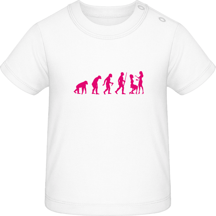 Cosmetician Evolution Baby T-skjorte contain pic
