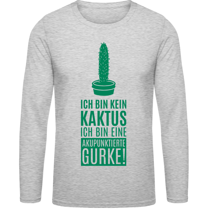 Akupunktierte Gurke Kein Kaktus T-shirt à manches longues 0 image