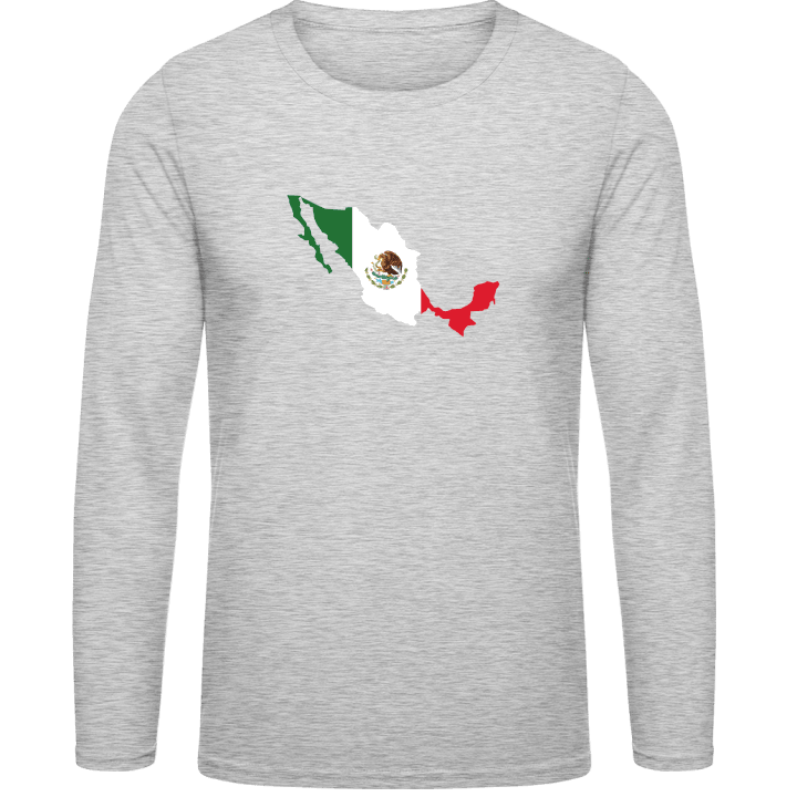 Mexican Map T-shirt à manches longues contain pic