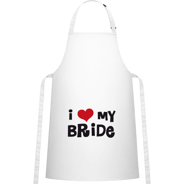 I Love My Bride Kochschürze contain pic
