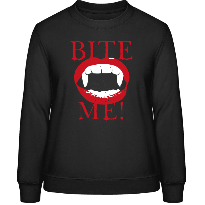 Bite Me Vamp Vrouwen Sweatshirt contain pic