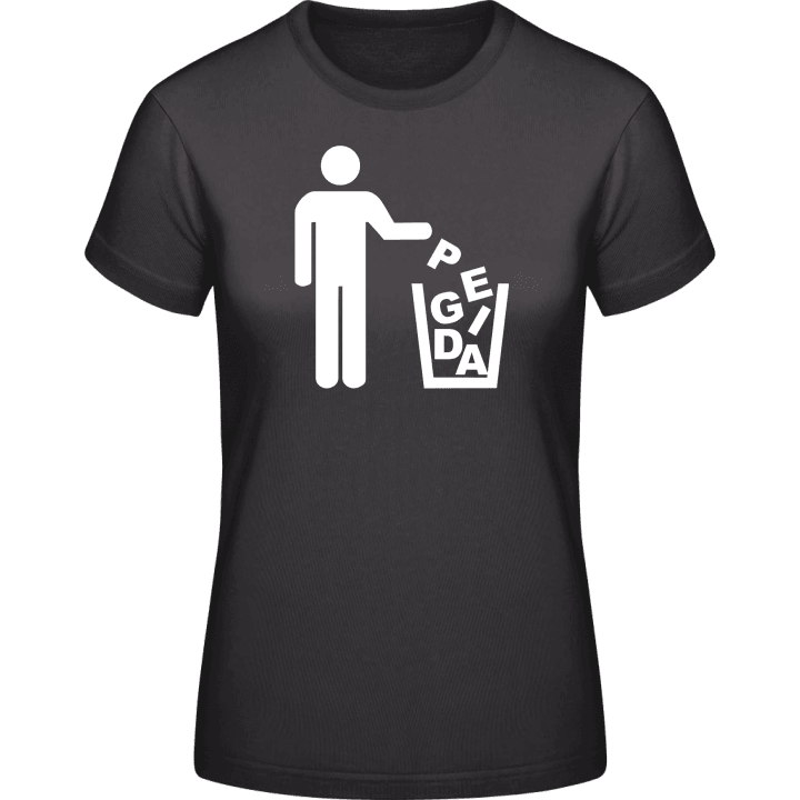 Anti Pegida T-shirt för kvinnor contain pic