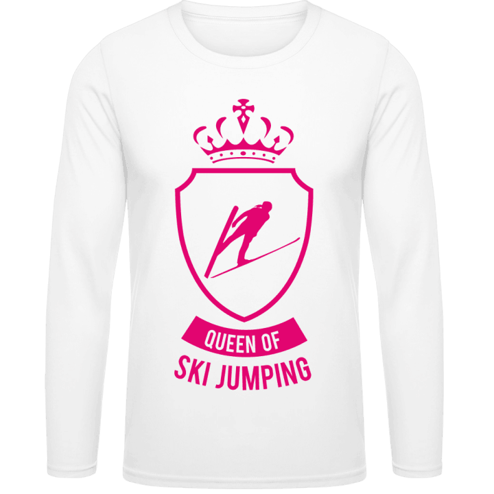 Queen Of Ski Jumping Langermet skjorte contain pic