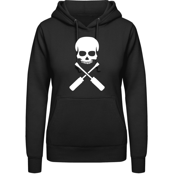 Electrician Skull Vrouwen Hoodie contain pic