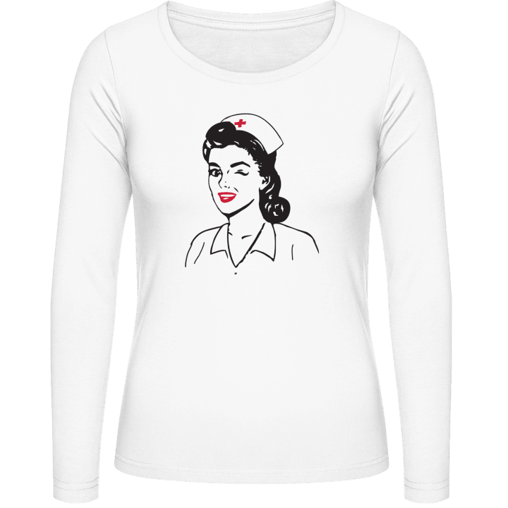 Hot Nurse Frauen Langarmshirt contain pic