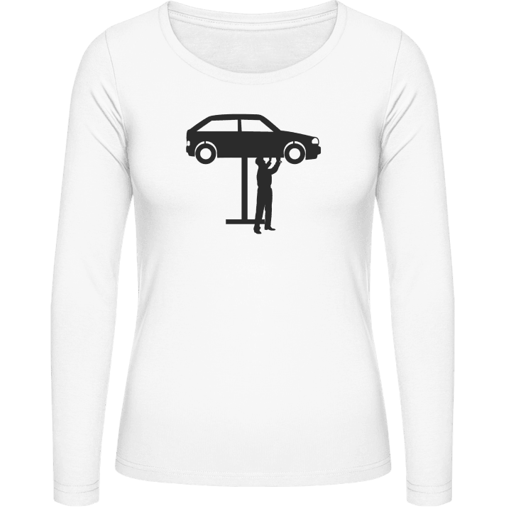 Automechaniker Frauen Langarmshirt contain pic
