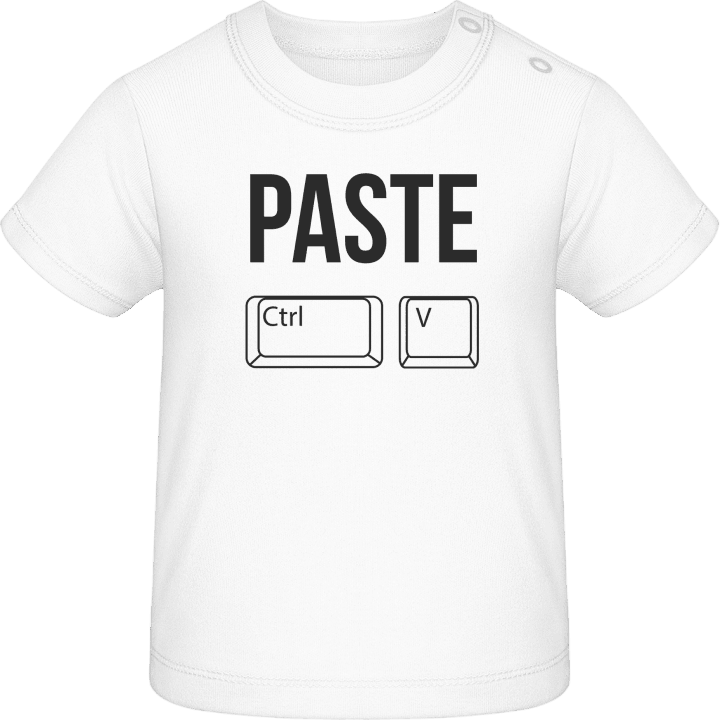 Paste Ctrl V T-shirt bébé contain pic