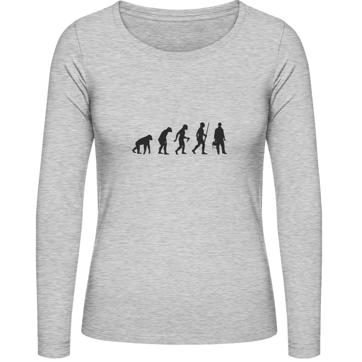 Electrician Evolution Vrouwen Lange Mouw Shirt contain pic