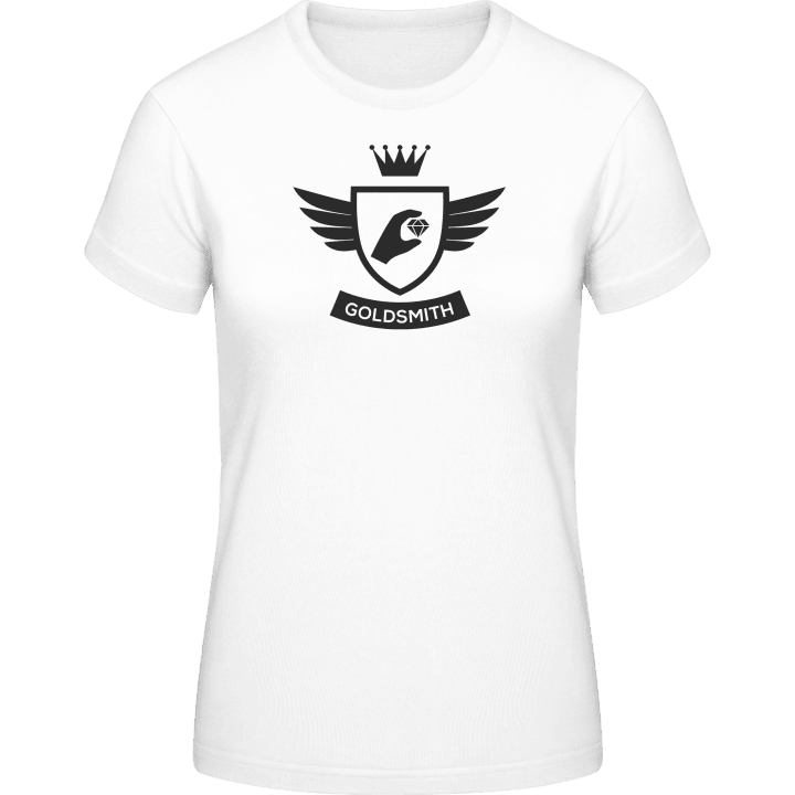 Goldsmith Coat Of Arms Winged Frauen T-Shirt contain pic