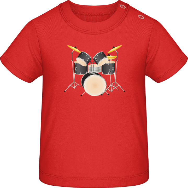 Drums Illustration Camiseta de bebé contain pic