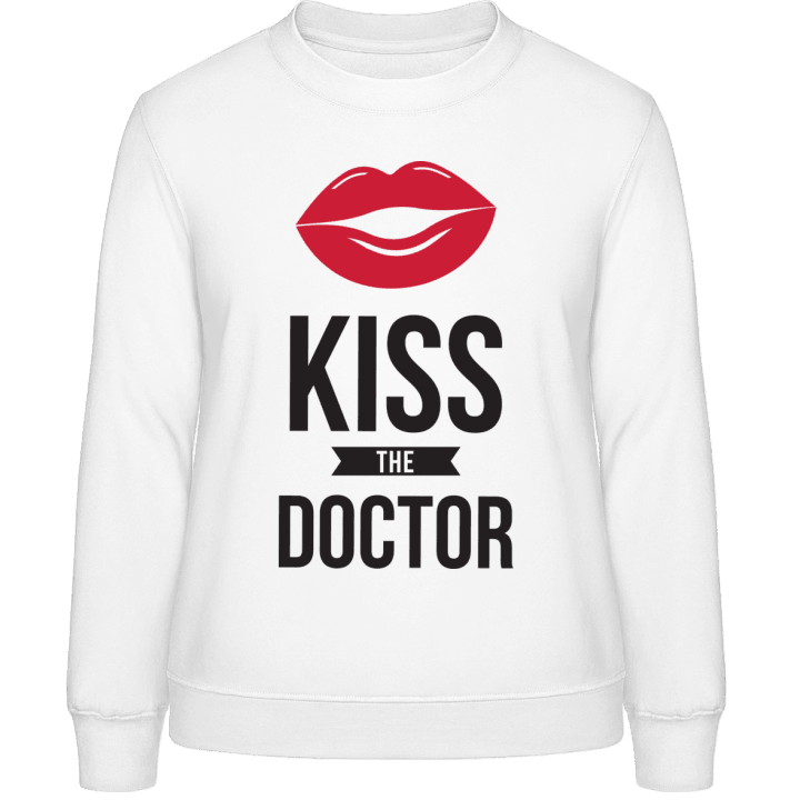 Kiss the Doctor Frauen Sweatshirt contain pic