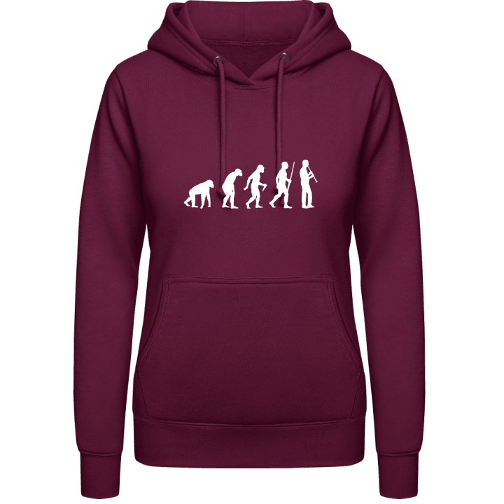 Clarinet Player Evolution Women Hoodie contain pic