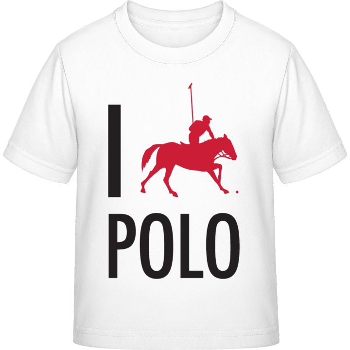 I Love Polo T-skjorte for barn contain pic