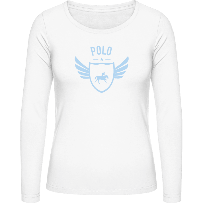 Polo Winged Vrouwen Lange Mouw Shirt contain pic