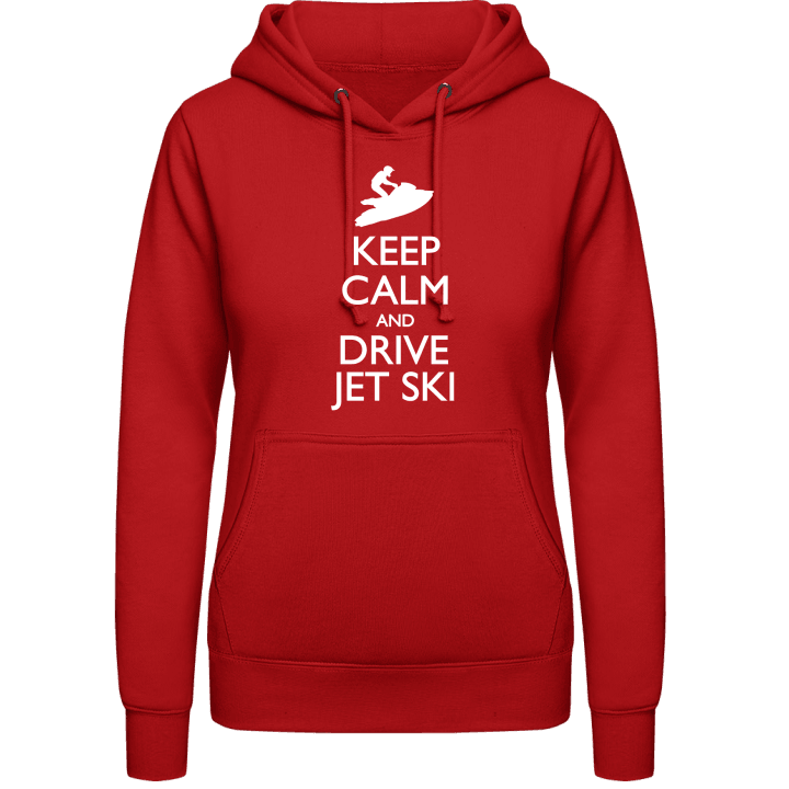 Keep Calm And Drive Jet Ski Frauen Kapuzenpulli 0 image