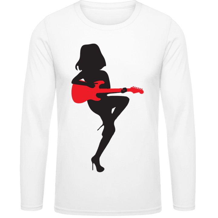 Guitar Chick Long Sleeve Shirt contain pic