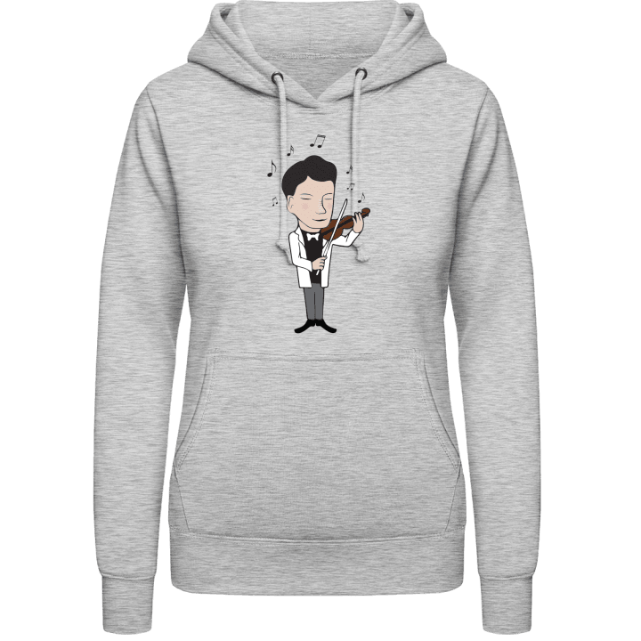Violinist Illustration Vrouwen Hoodie contain pic