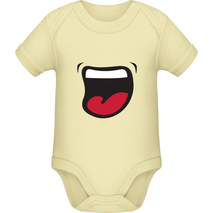 Mouth Comic Style Baby romper kostym contain pic