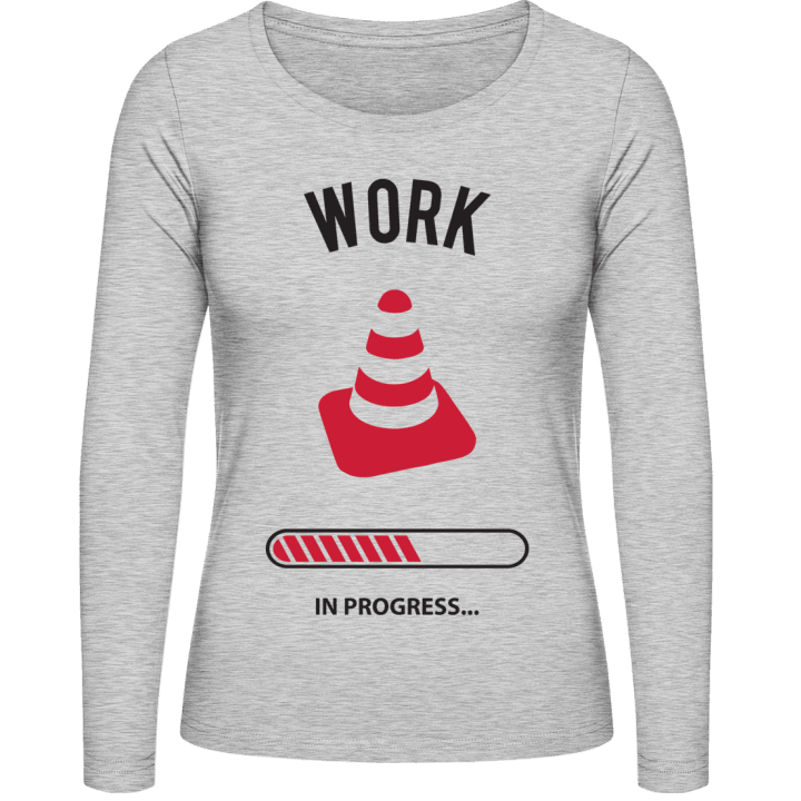 Work In Progress Kvinnor långärmad skjorta contain pic