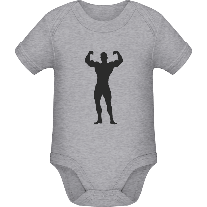 Body Builder Muscles Baby romper kostym contain pic