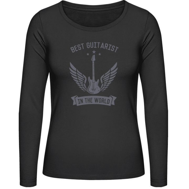 Best Guitarist In The World Women long Sleeve Shirt contain pic