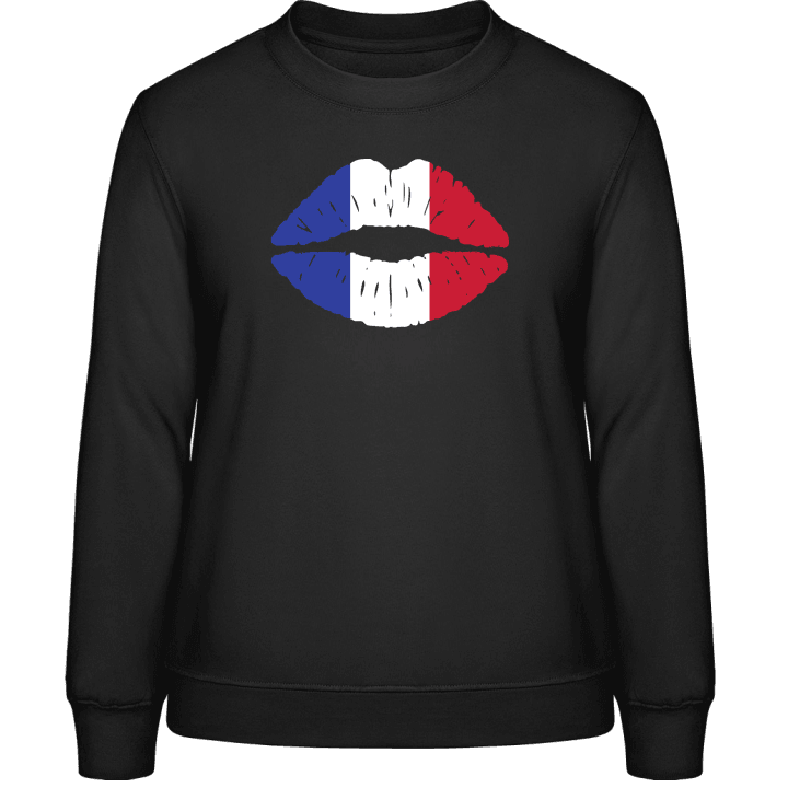 French Kiss Flag Sweat-shirt pour femme contain pic