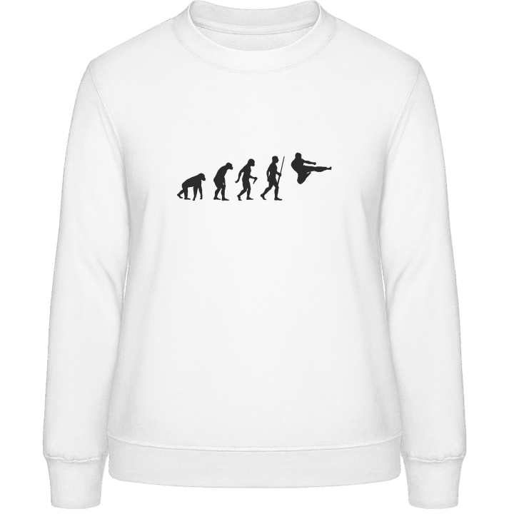 Karate Evolution Frauen Sweatshirt contain pic