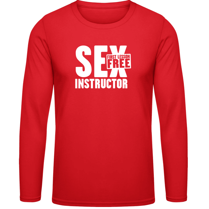 Sex Instructor Langarmshirt contain pic