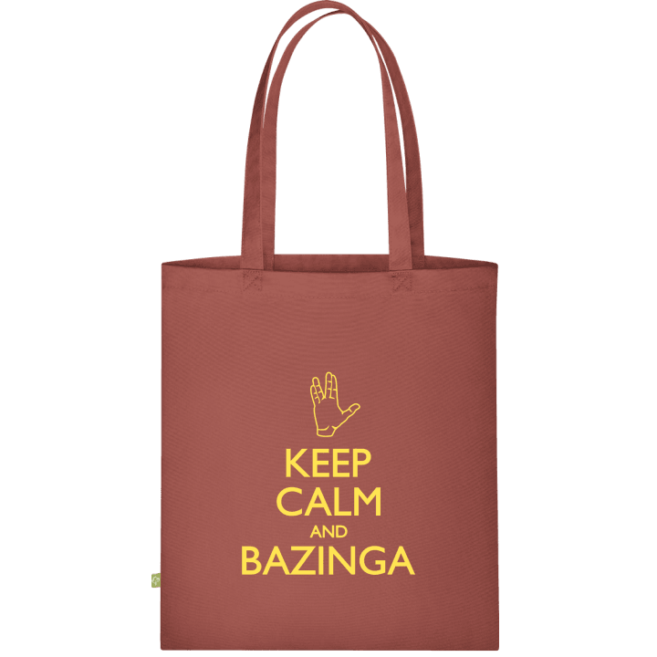Keep Calm Bazinga Hand Stof taske 0 image