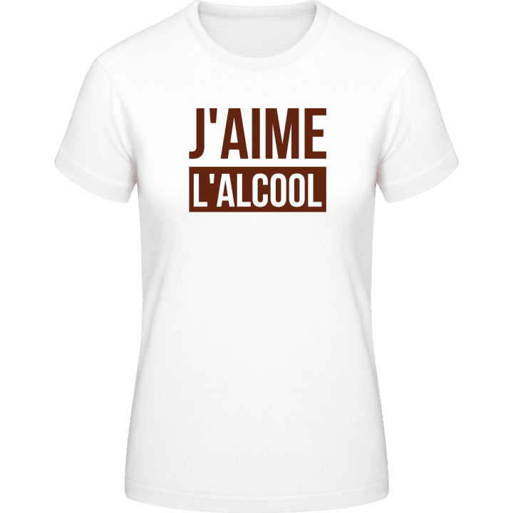 J'aime L'alcool Vrouwen T-shirt contain pic