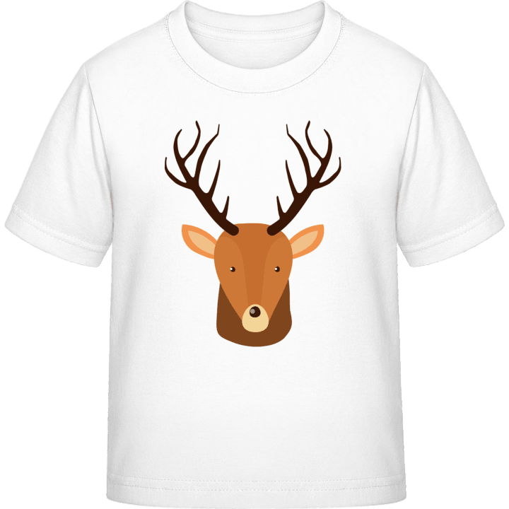 Cute Deer Head T-shirt til børn 0 image