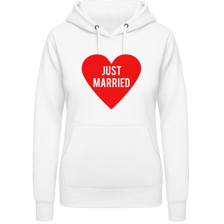 Just Married Logo Hoodie för kvinnor contain pic