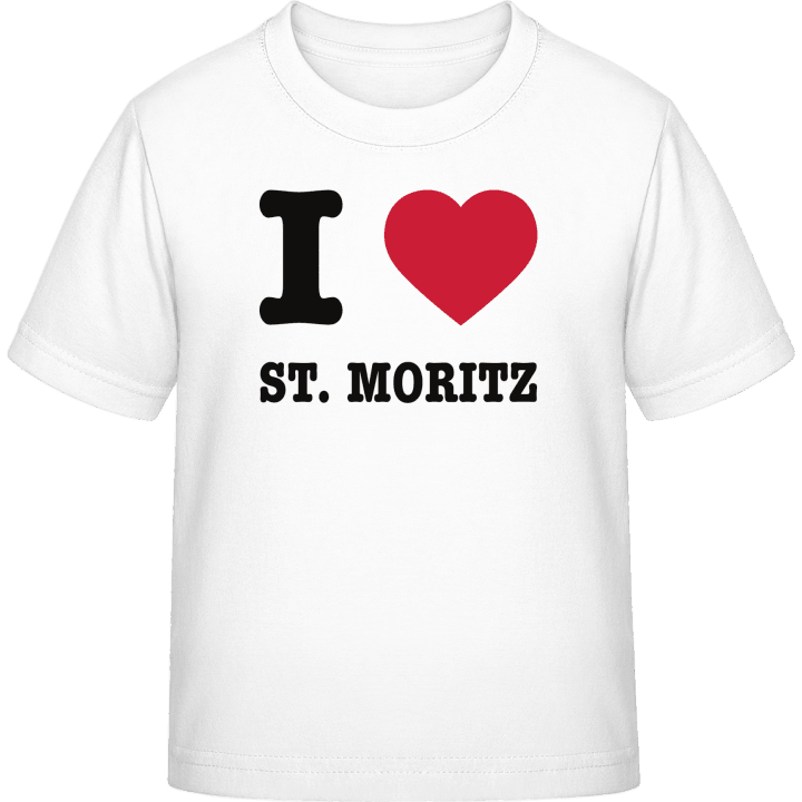 I Love St. Moritz T-skjorte for barn contain pic