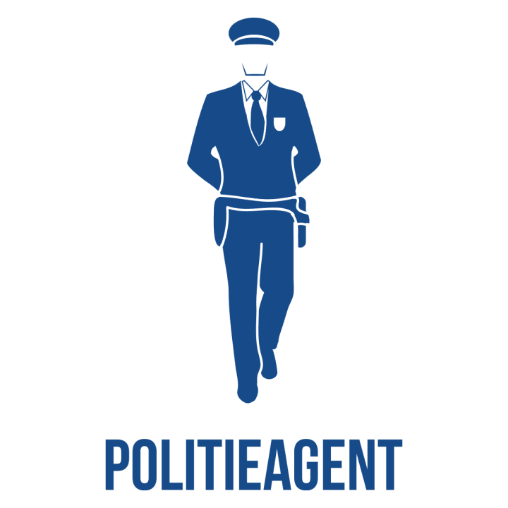 Politieagent Silhouette Stoffpose 0 image