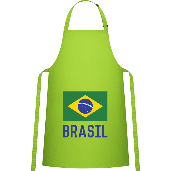 Brasilian Flag Delantal de cocina contain pic