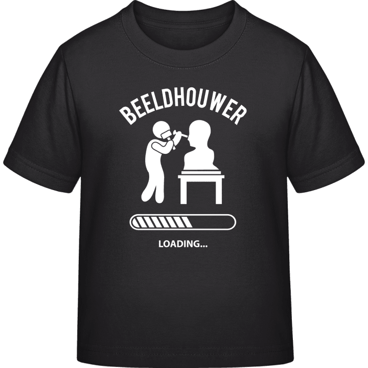 Beeldhouwer loading Kids T-shirt contain pic