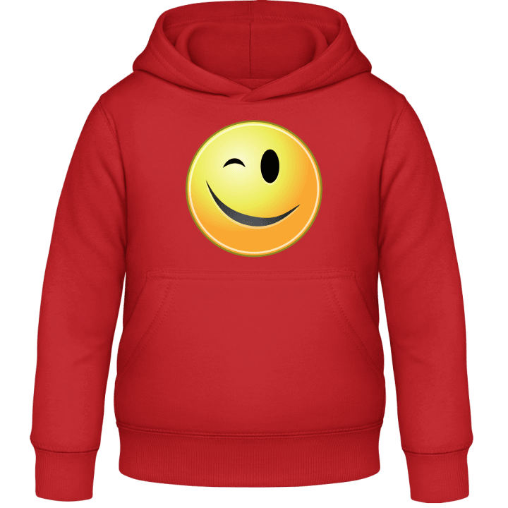 Wink Smiley Barn Hoodie contain pic
