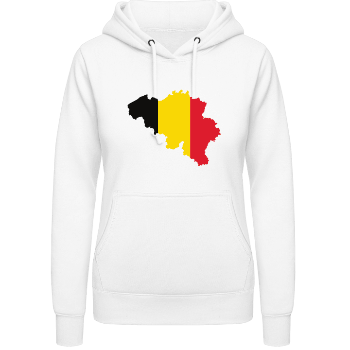 Belgium Map Felpa con cappuccio da donna 0 image