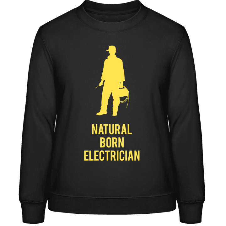 Natural Born Electrician Felpa donna contain pic