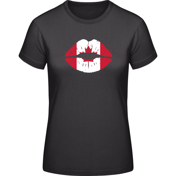 Canadian Kiss Flag T-shirt för kvinnor 0 image