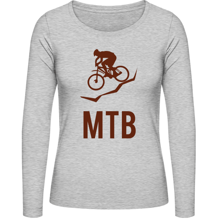 MTB Mountain Bike Frauen Langarmshirt contain pic