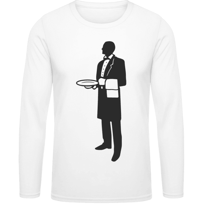 Waiter Icon Long Sleeve Shirt contain pic