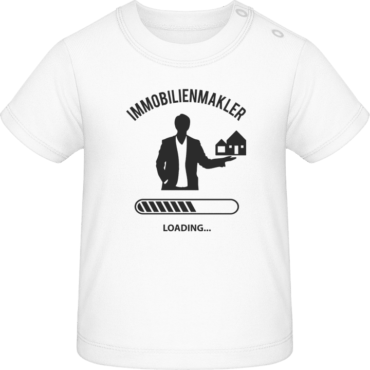 Immobilienmakler Loading T-shirt för bebisar contain pic