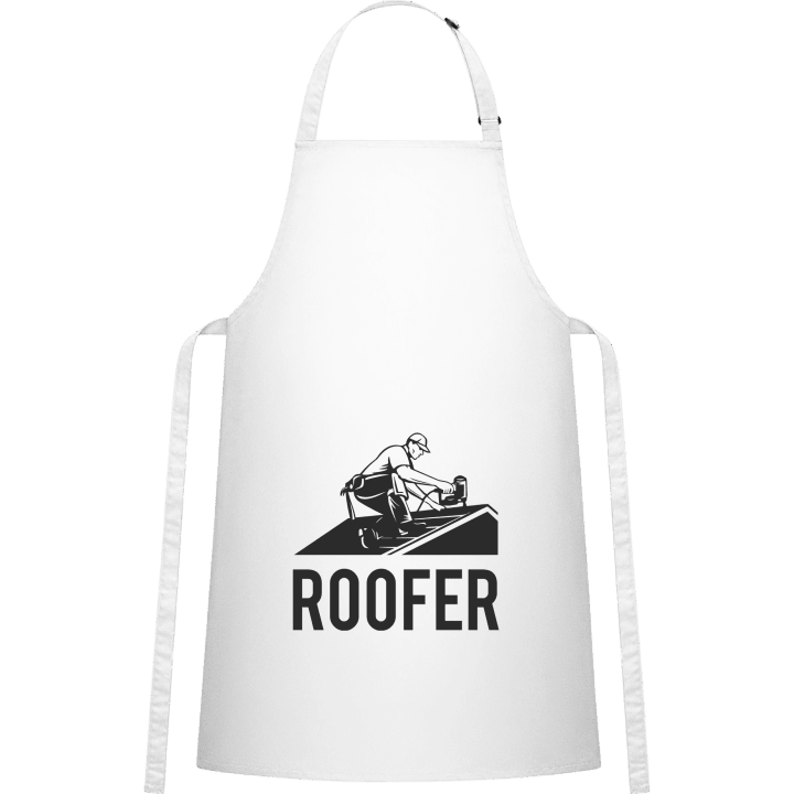 Roofer Illustration Kitchen Apron contain pic