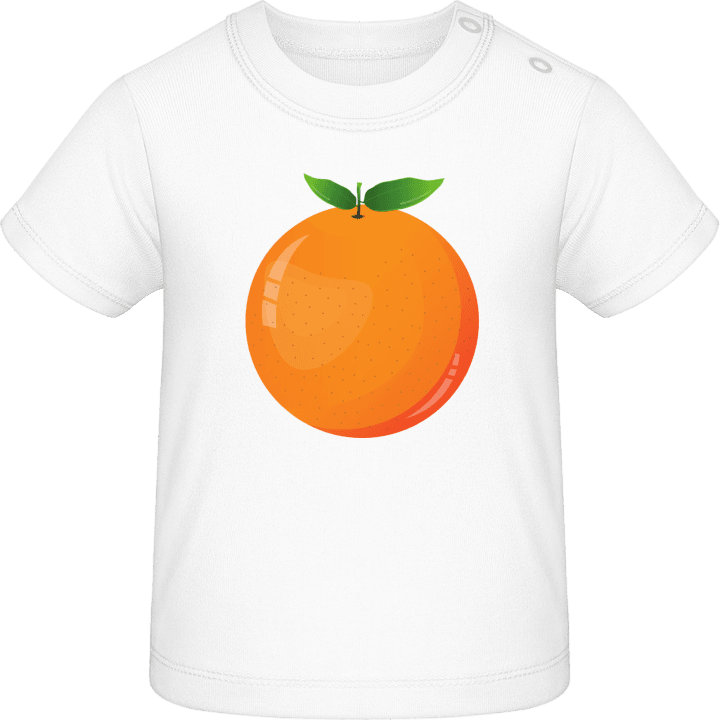 Orange T-shirt bébé contain pic