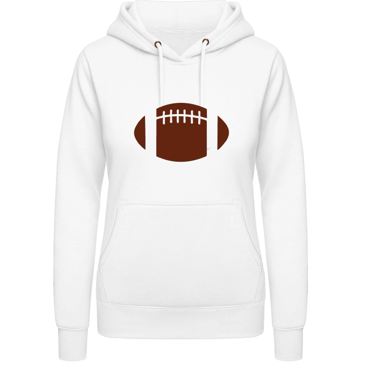 American Football Ball Felpa con cappuccio da donna contain pic