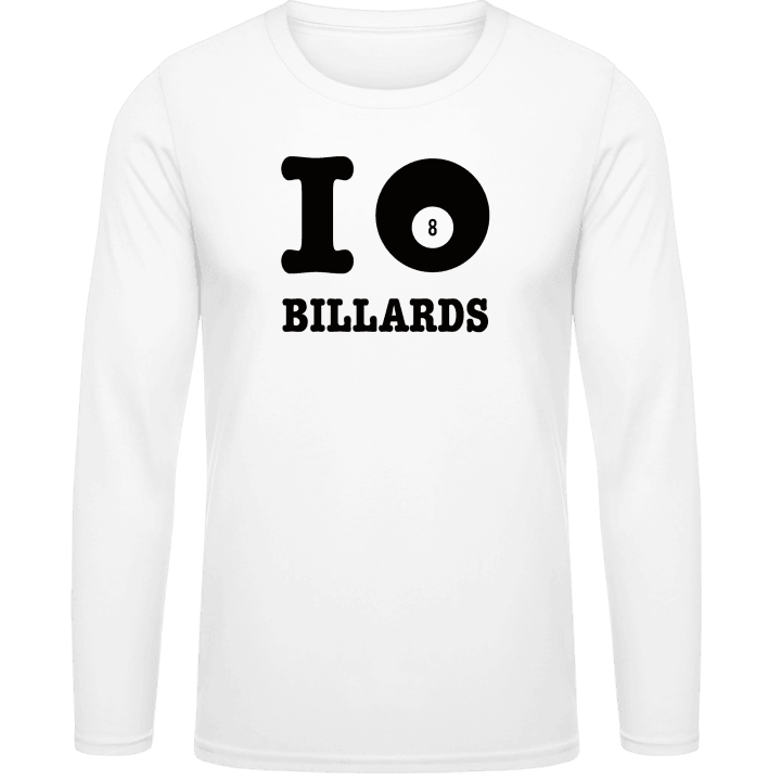 I Heart Billiards T-shirt à manches longues contain pic