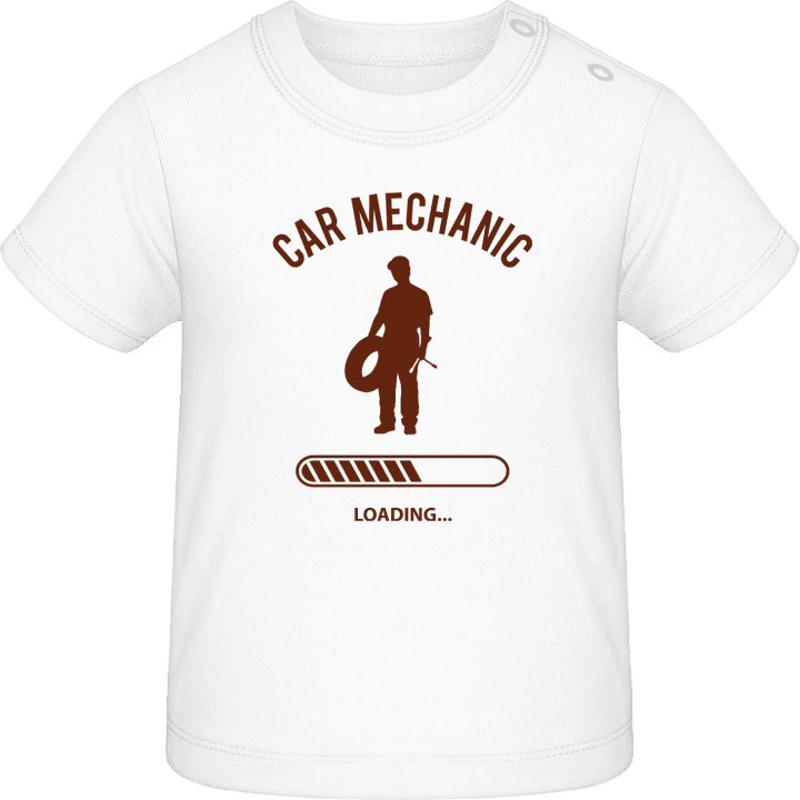 Car Mechanic Loading T-shirt för bebisar contain pic